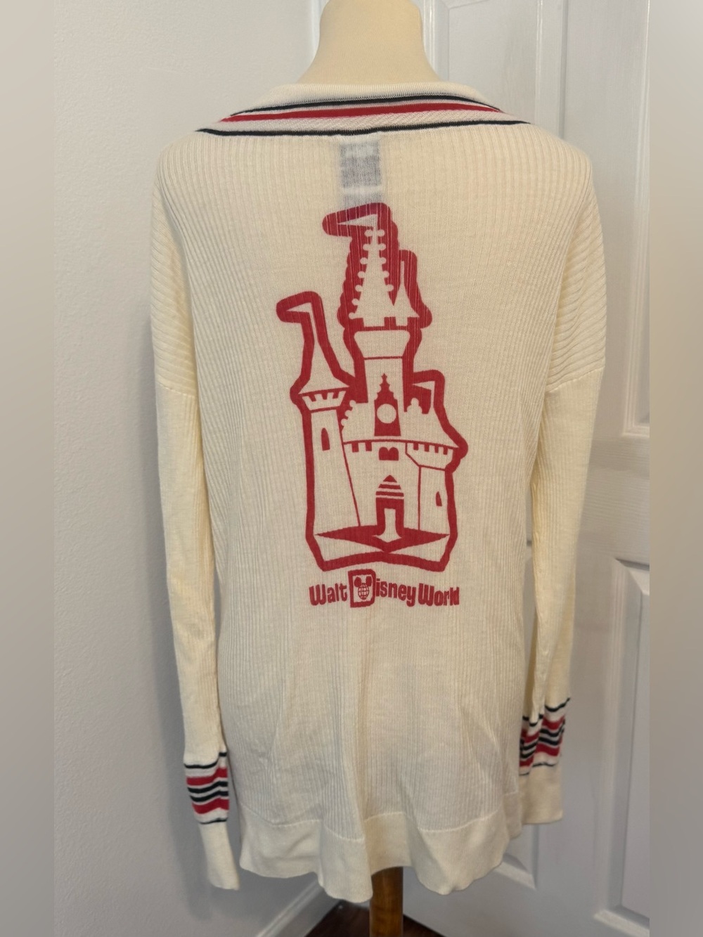 Walt Disney World 50th Anniversary Vault Collection Cardigan Collegiate Lg *READ - Picture 2 of 10